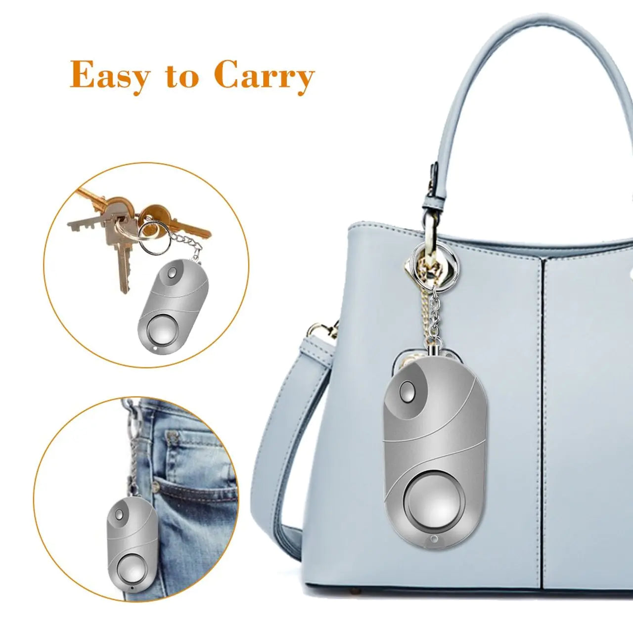 Outdoor Personal Alarm with Light for Self-Defense