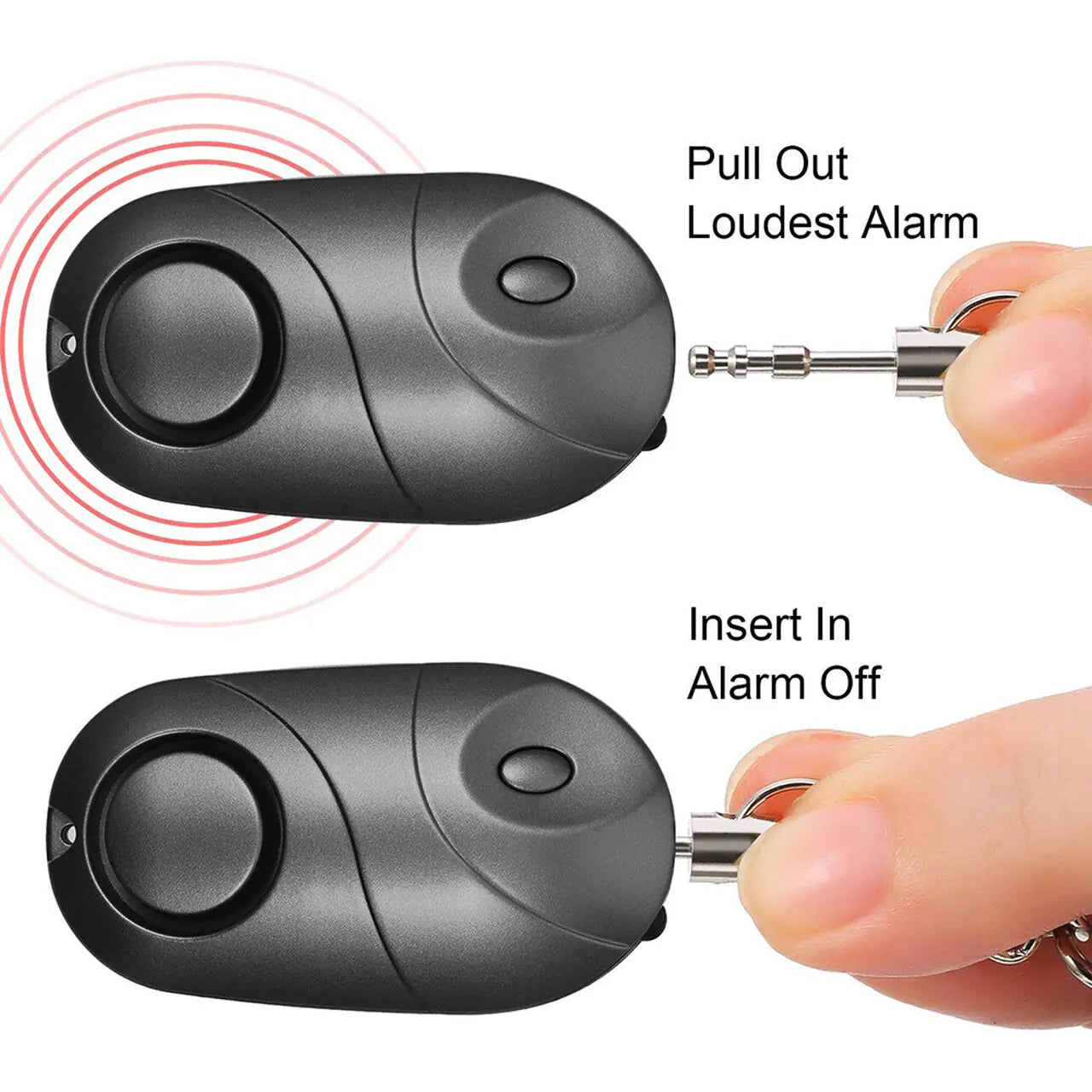Outdoor Personal Alarm with Light for Self-Defense
