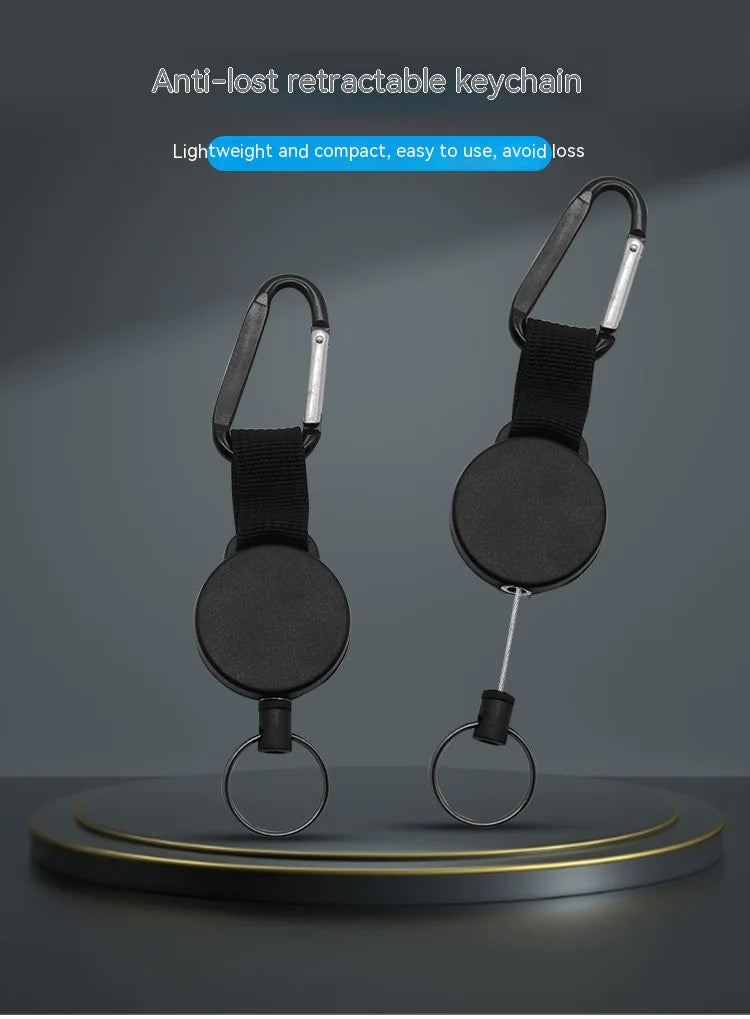 Retractable Anti-Theft Keychain