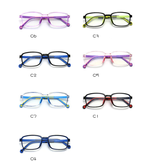 Two-Color Ultra-Light Blue Light Glasses Frame