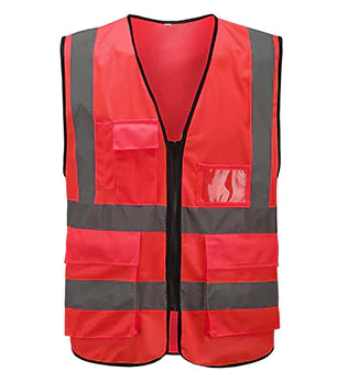 Reflective Vest with Pockets for Cycling Safety Wear