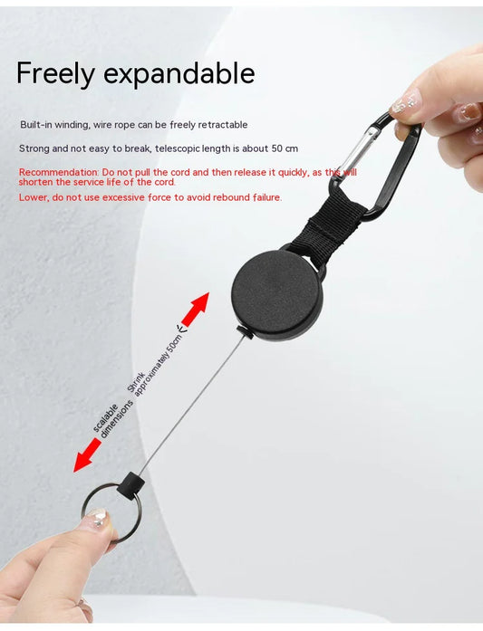 Retractable Anti-Theft Keychain
