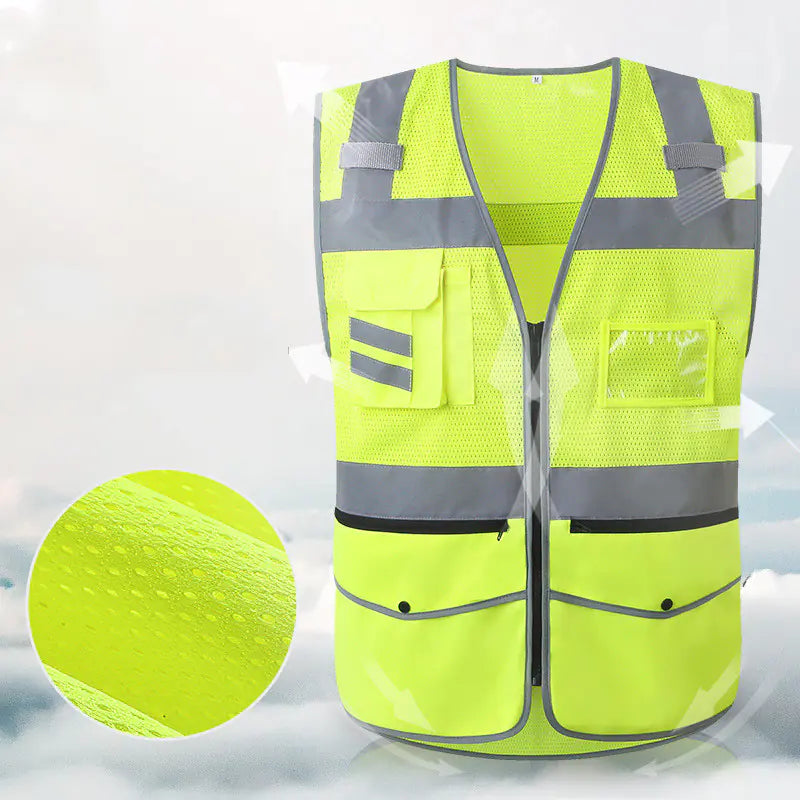 Reflective Vest for Summer Cycling Safety Wear