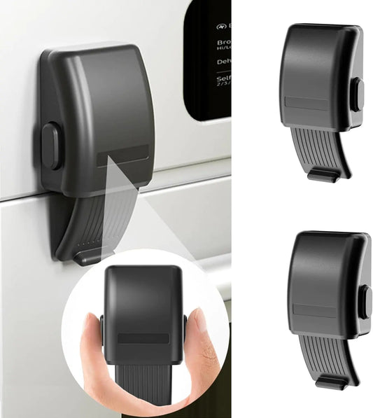 PILISPARK 2 PCS Oven Lock Child Safety Baby Proofing Oven Lock Child Safety for Toddlers Easy to Install Oven Safety Locks & Dishwasher Door Lock for Baby Safety