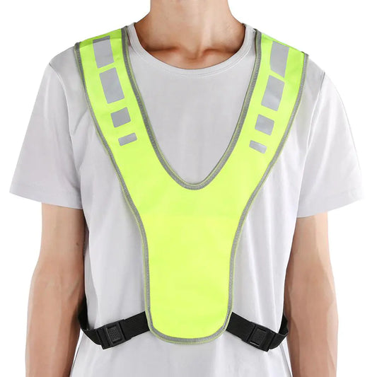 Men's High Visibility Reflective Cycling Vest
