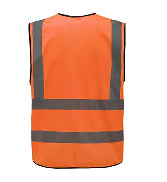 Reflective Vest with Pockets for Cycling Safety Wear