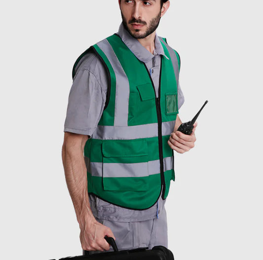 Reflective Safety Vest for Construction and Cycling