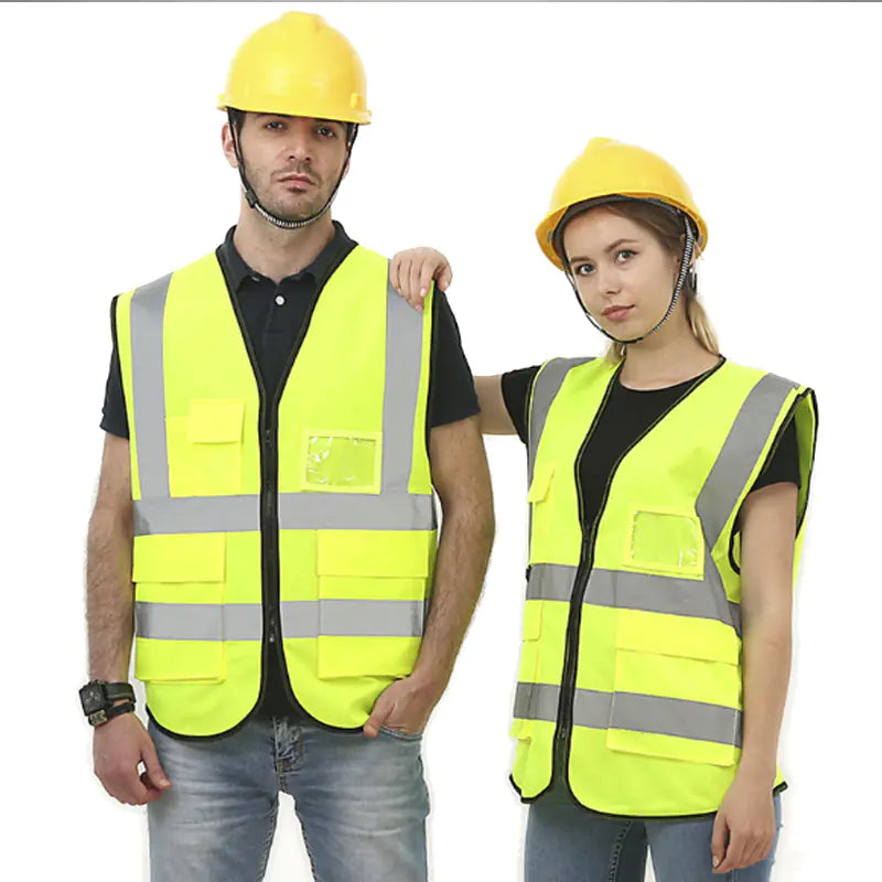 Reflective Vest with Pockets for Cycling Safety Wear