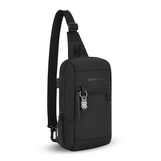 Sherpani Metro Anti Theft Travel Sling Bag Sling Backpack Crossbody Backpack Sling Bag for Women (Carbon)