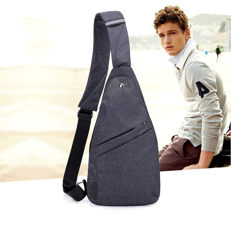 Men's Anti-Theft Crossbody Chest Bag for Sports