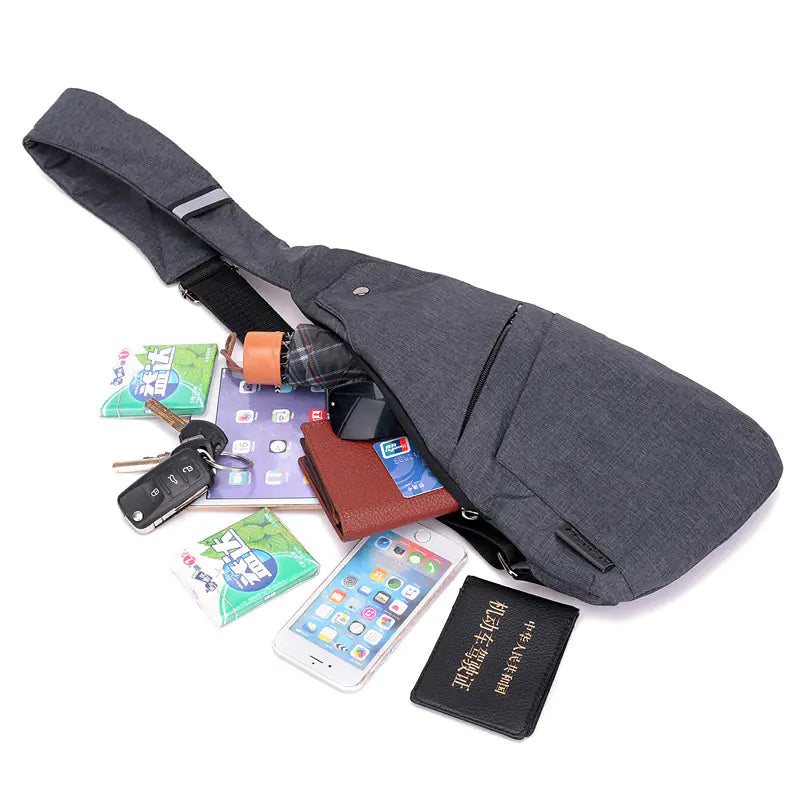 Men's Anti-Theft Crossbody Chest Bag for Sports