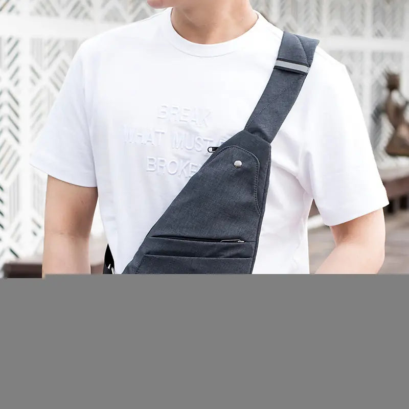 Men's Anti-Theft Crossbody Chest Bag for Sports