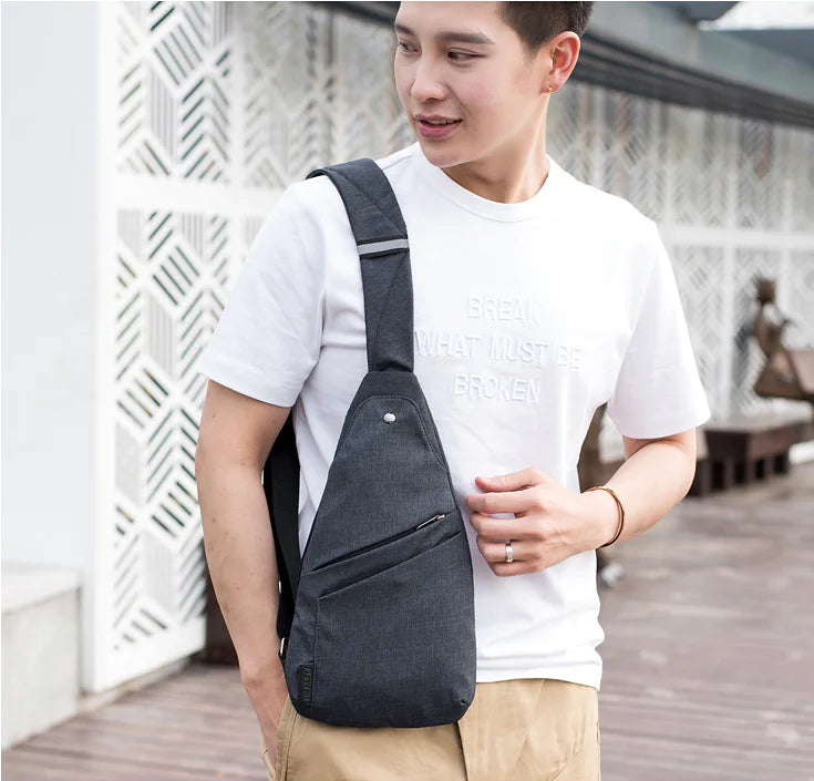 Men's Anti-Theft Crossbody Chest Bag for Sports