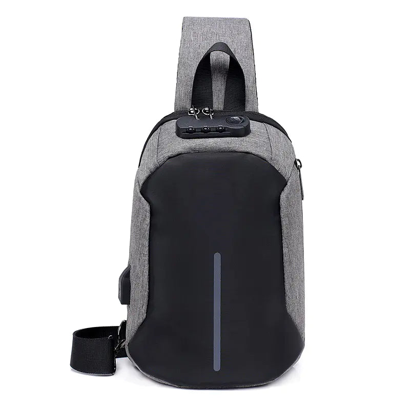 Men's Anti-Theft Oxford Fabric Crossbody Backpack