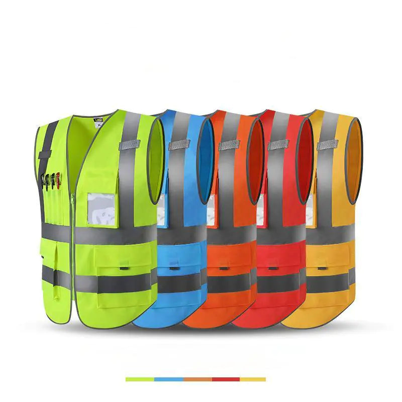 Reflective Safety Vest for Construction and Cycling