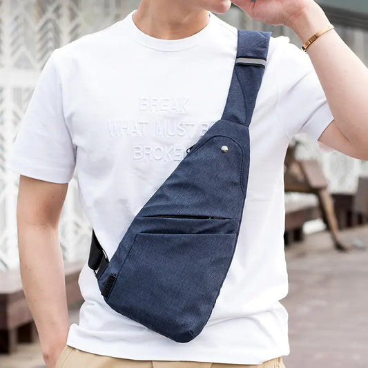 Men's Anti-Theft Crossbody Chest Bag for Sports
