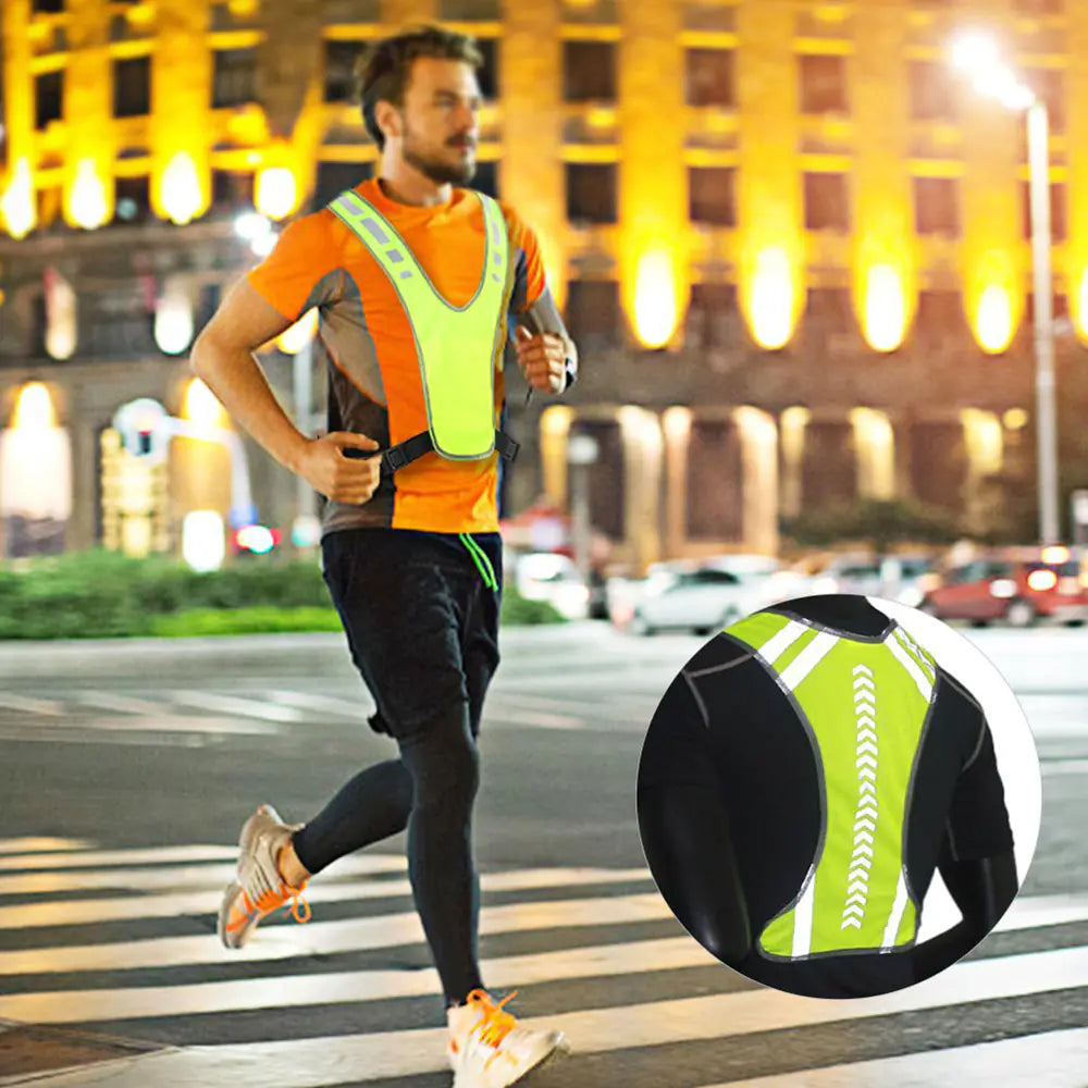 Men's High Visibility Reflective Cycling Vest