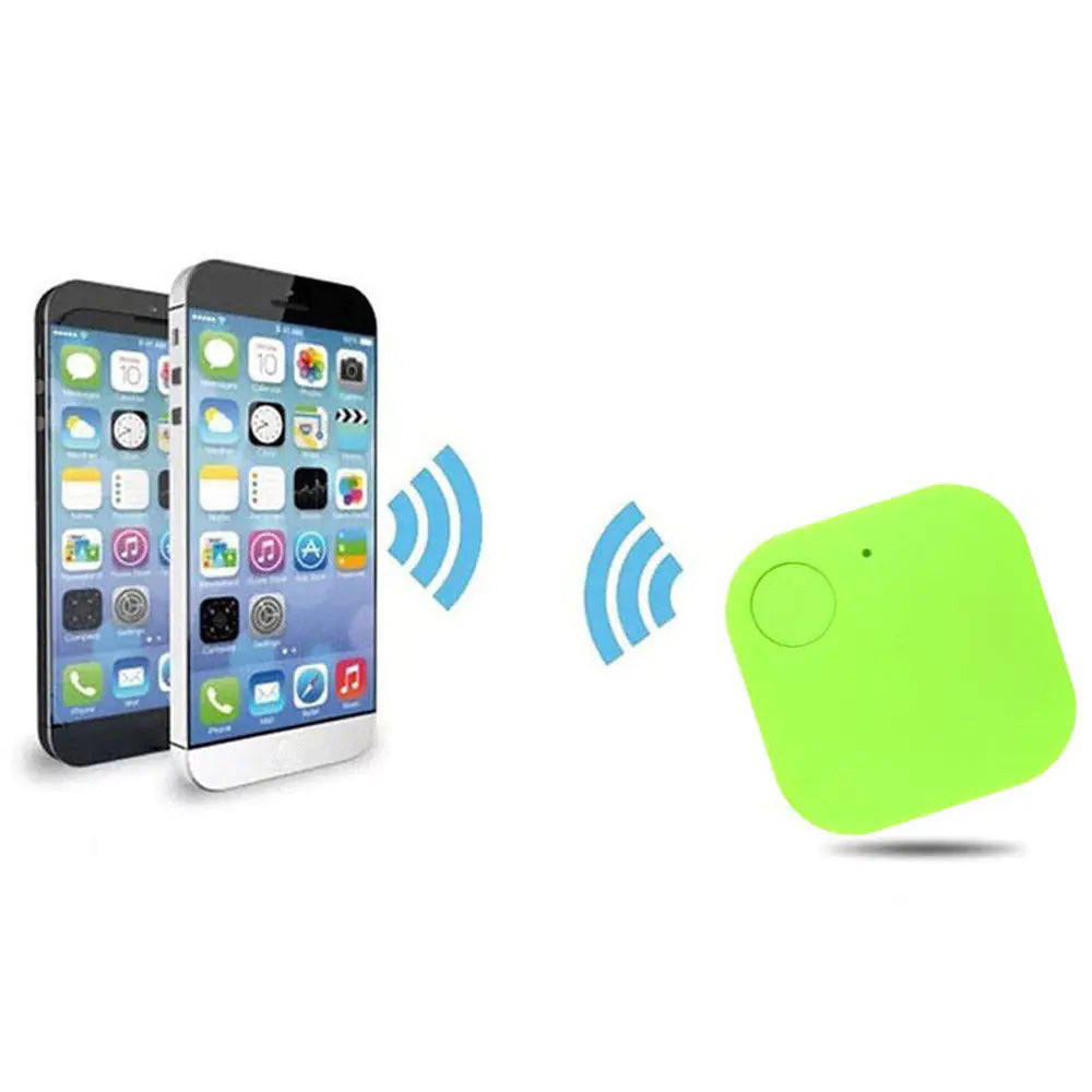 Water Drop Square Bluetooth Tracker Keychain Alarm