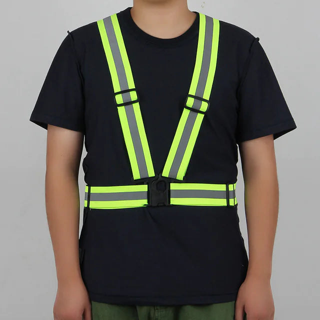 High Visibility Reflective Safety Vest for Night Cycling