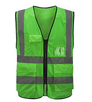 Reflective Vest with Pockets for Cycling Safety Wear