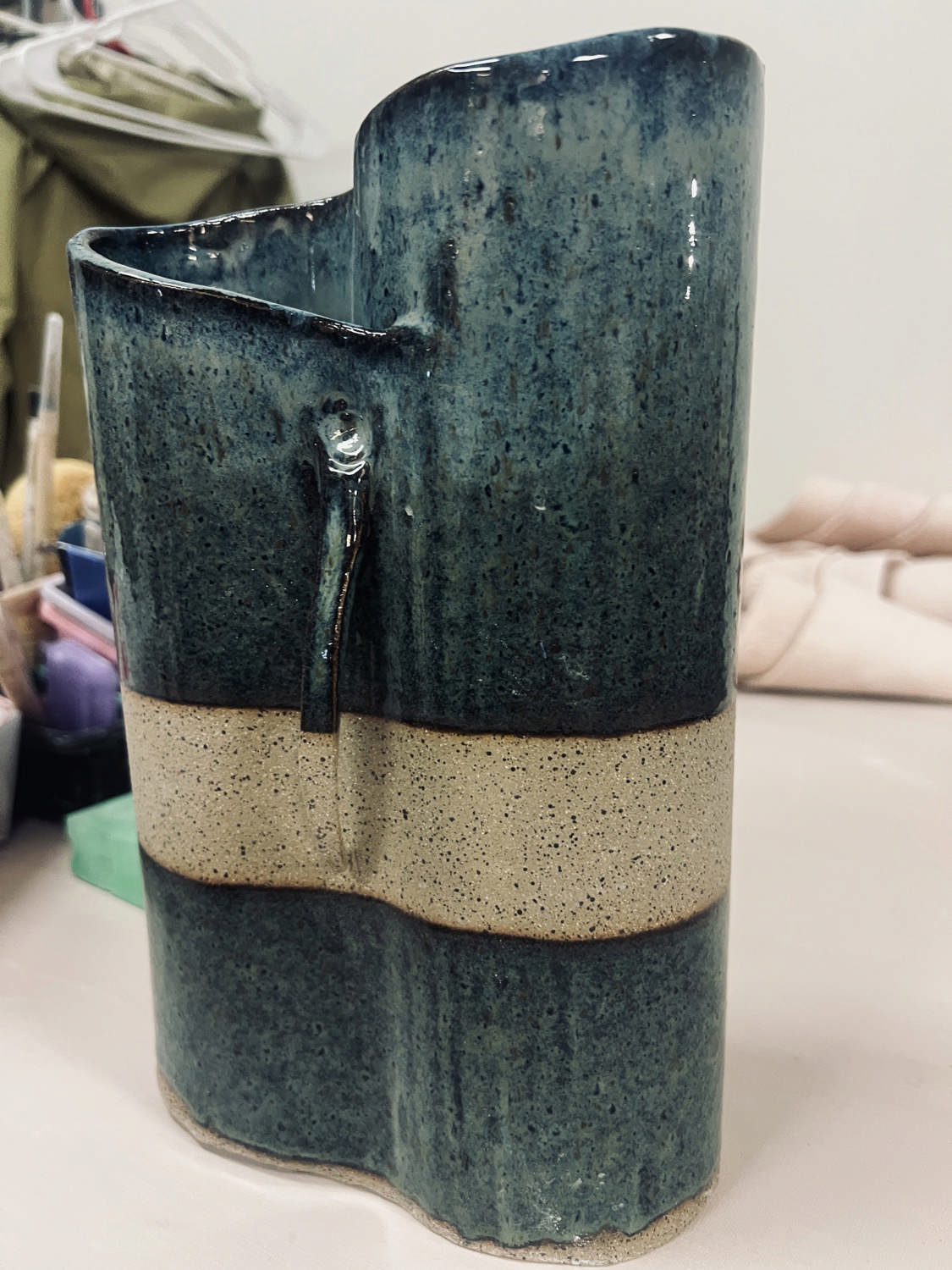 Handmade ceramic piece
