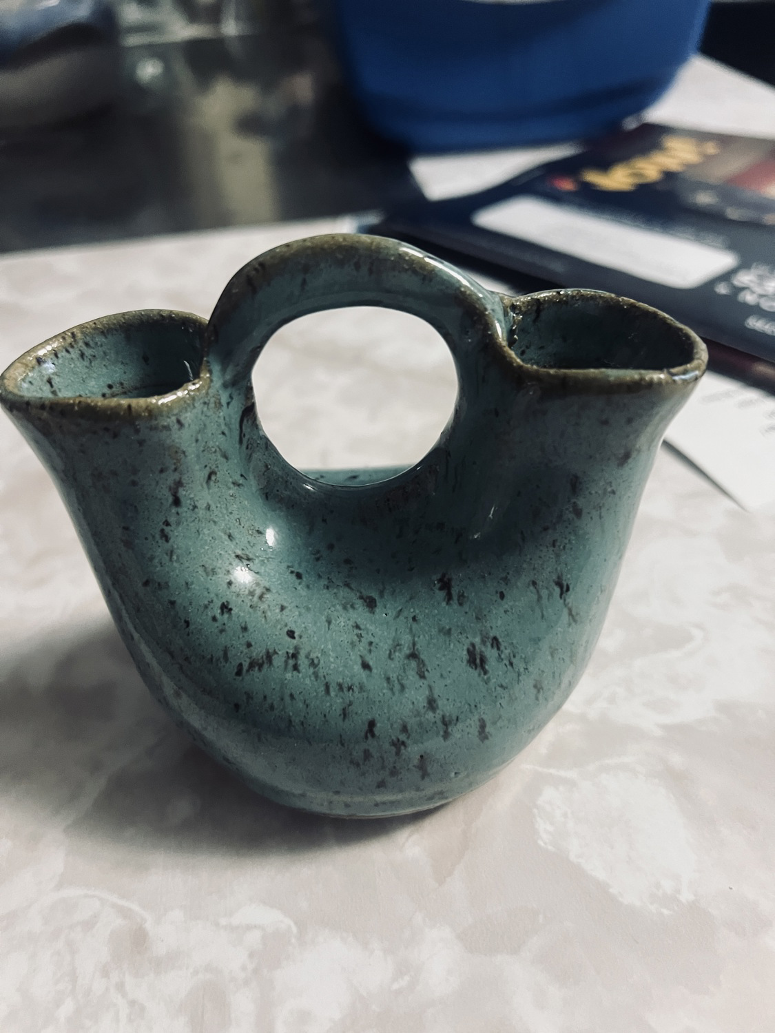 Handmade ceramic piece