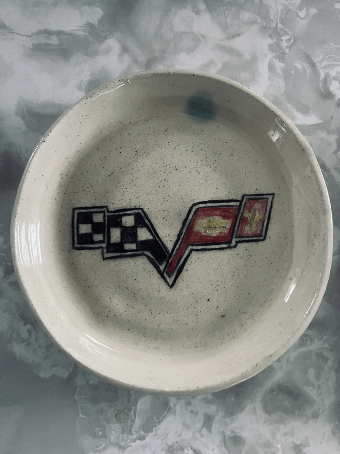 Handmade ceramic piece